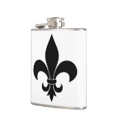 French Fleur de lis Pattern Classic Heupfles (Links)