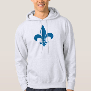 French Fleur de lis Pattern Classic Hoodie