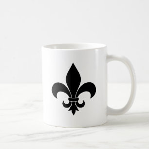 French Fleur de lis Pattern Classic Koffiemok