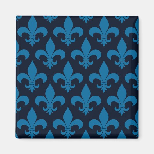 French Fleur de lis Pattern Classic Magneet (Voorkant)