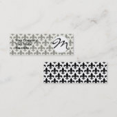 French Fleur de lis Pattern Classic Mini Visitekaartje (Voorkant / Achterkant)