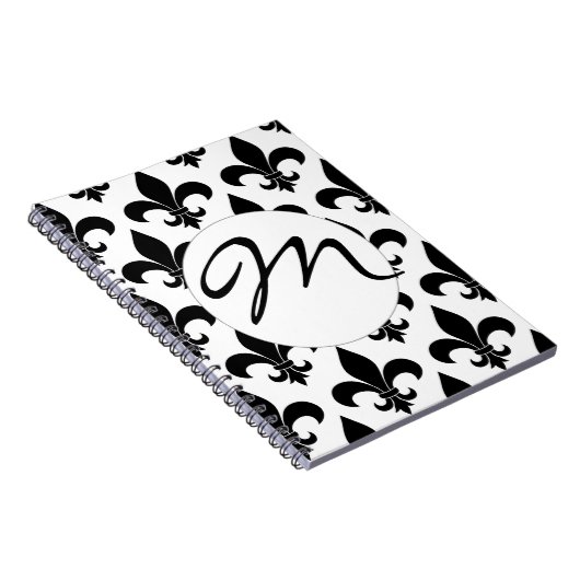 French Fleur de lis Pattern Classic Notitieboek (Rechterzijde)