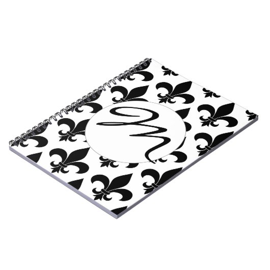 French Fleur de lis Pattern Classic Notitieboek (Linkerzijde)