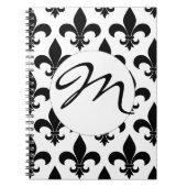 French Fleur de lis Pattern Classic Notitieboek (Voorkant)