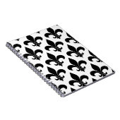 French Fleur de lis Pattern Classic Notitieboek (Rechterzijde)