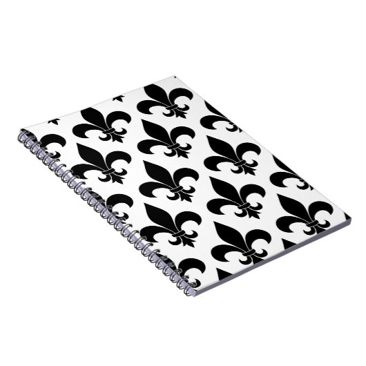 French Fleur de lis Pattern Classic Notitieboek (Rechterzijde)