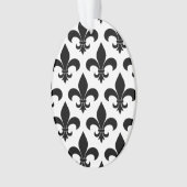 French Fleur de lis Pattern Classic Ornament (voorkant)