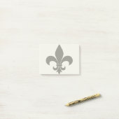 French Fleur de lis Pattern Classic Post-it® Notes (Op bureau)
