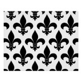French Fleur de lis Pattern Classic Poster (Voorkant)