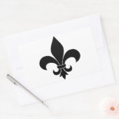 French Fleur de lis Pattern Classic Rechthoekige Sticker (Envelop)