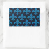 French Fleur de lis Pattern Classic Rechthoekige Sticker (Tas)