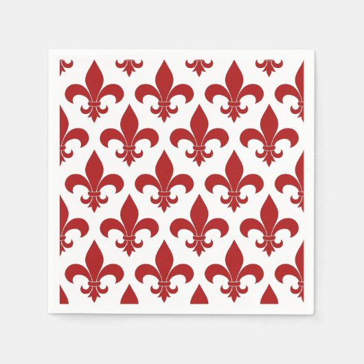 French Fleur de lis Pattern Classic Servet (Voorkant)