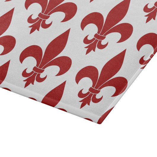 French Fleur de lis Pattern Classic Snijplank (Hoek)