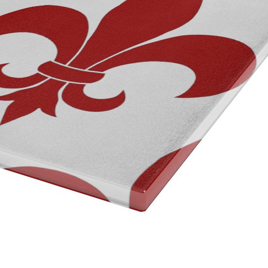 French Fleur de lis Pattern Classic Snijplank (Hoek)