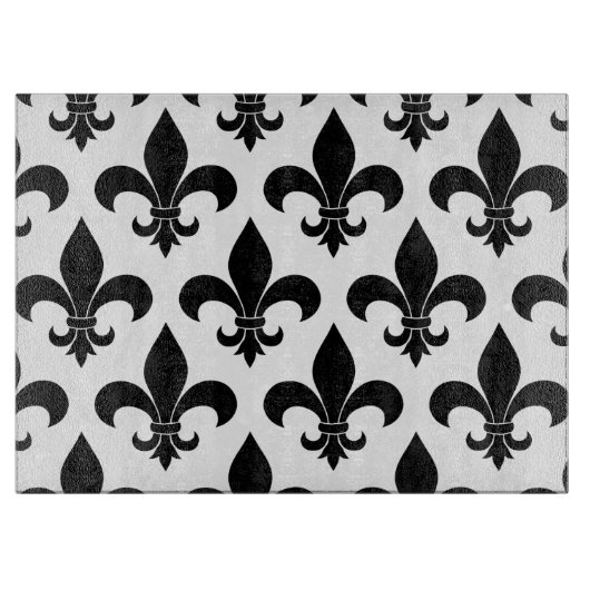 French Fleur de lis Pattern Classic Snijplank (Voorkant)