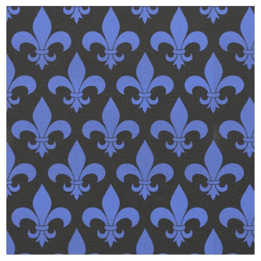 French Fleur de lis Pattern Classic Stof (Close Up)