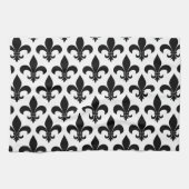 French Fleur de lis Pattern Classic Theedoek (Horizontaal)