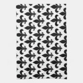 French Fleur de lis Pattern Classic Theedoek (Verticaal)