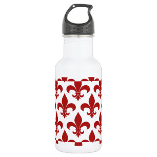 French Fleur de lis Pattern Classic Waterfles