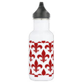 French Fleur de lis Pattern Classic Waterfles (Rechts)