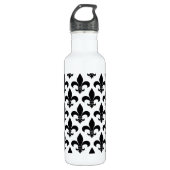 French Fleur de lis Pattern Classic Waterfles (Voorkant)