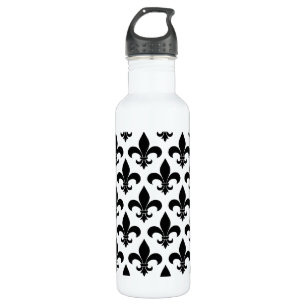 French Fleur de lis Pattern Classic Waterfles