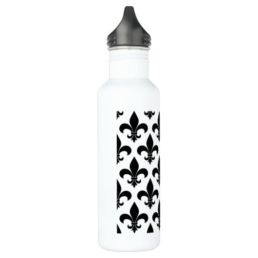 French Fleur de lis Pattern Classic Waterfles (Links)