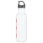 French Fleur de lis Pattern Classic Waterfles (Achterkant)