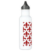 French Fleur de lis Pattern Classic Waterfles (Links)