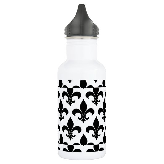 French Fleur de lis Pattern Classic Waterfles (Links)