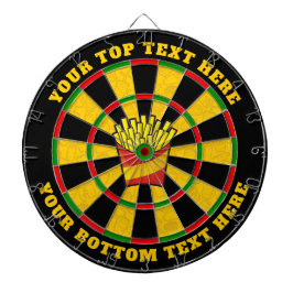 French Fries Dartboard met aangepaste tekst Dartbord