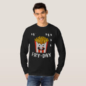 French Fries Fryday Friday Everyday Fries Lover Gi T-shirt (Voorkant volledig)