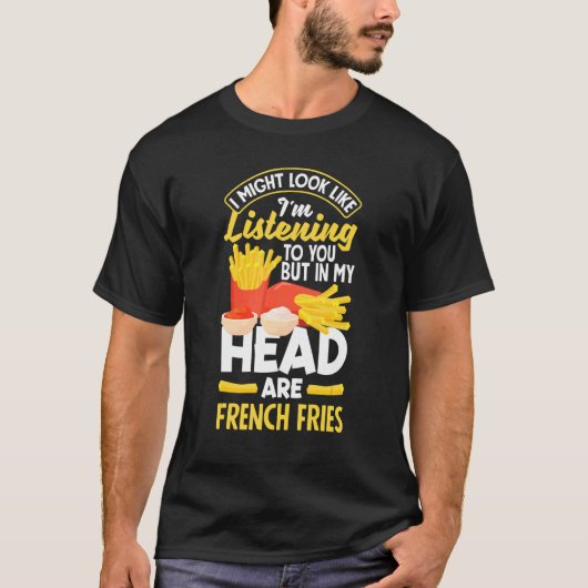French Fries Potato Fries French Fry T-shirt (Voorkant)
