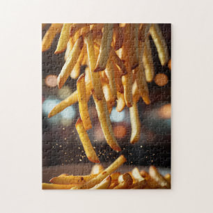 French Fries Puzzel - Crispy Fast Food Jigsaw