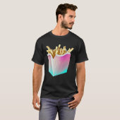 French Fries vaporwave retrowave esthetisch T-shirt (Voorkant volledig)