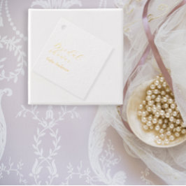 French Garden Party bloem Bedankjes Labels