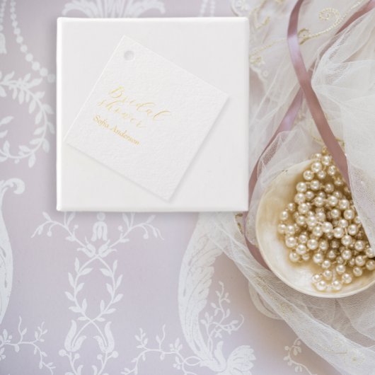 French Garden Party bloem Bedankjes Labels