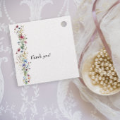 French Garden Party bloem Bedankjes Labels