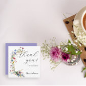 French Garden Party bloem Bedankkaart