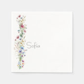 French Garden Party bloemnaam Servet (Voorkant)