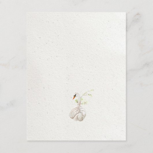 French Garden Wedding Accommodation Enclosure Card Informatiekaartje (Achterkant)