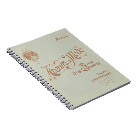 French Green Fashion Magazine Art Nouveau Notitieboek (Rechterzijde)