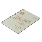 French Green Fashion Magazine Art Nouveau Notitieboek (Linkerzijde)