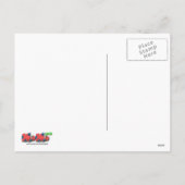 French Greeting Cat in Santa Hat DB Feestdagenkaart (Achterkant)