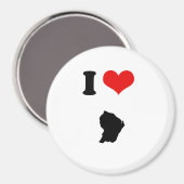 FRENCH GUIANA MAGNEET (Voorkant / Achterkant)