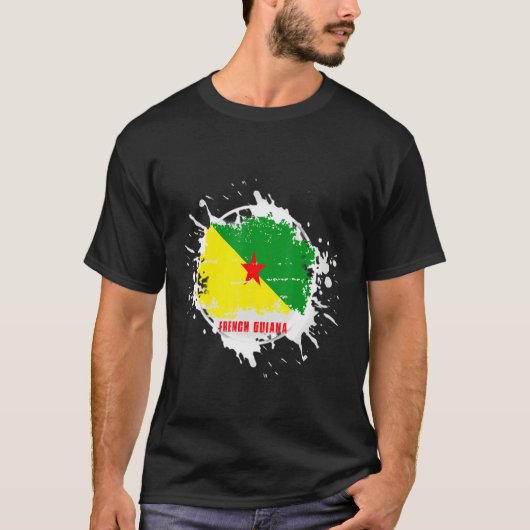 French Guiana Splash T-shirt (Voorkant)