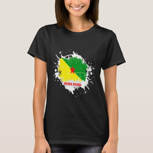 French Guiana Splash T-shirt (Voorkant)