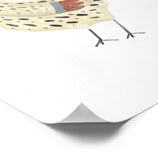 French Hen Art Print (Hoek)