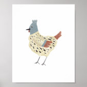 French Hen Art Print (Voorkant)