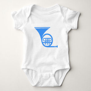 French Hoorn - Baby Blue Romper